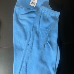 NWT Woman’s Hoka One Blue Fleece Joggers Size L